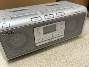 当店で使用しているSONYのダブルカセットデッキ CFD-W78